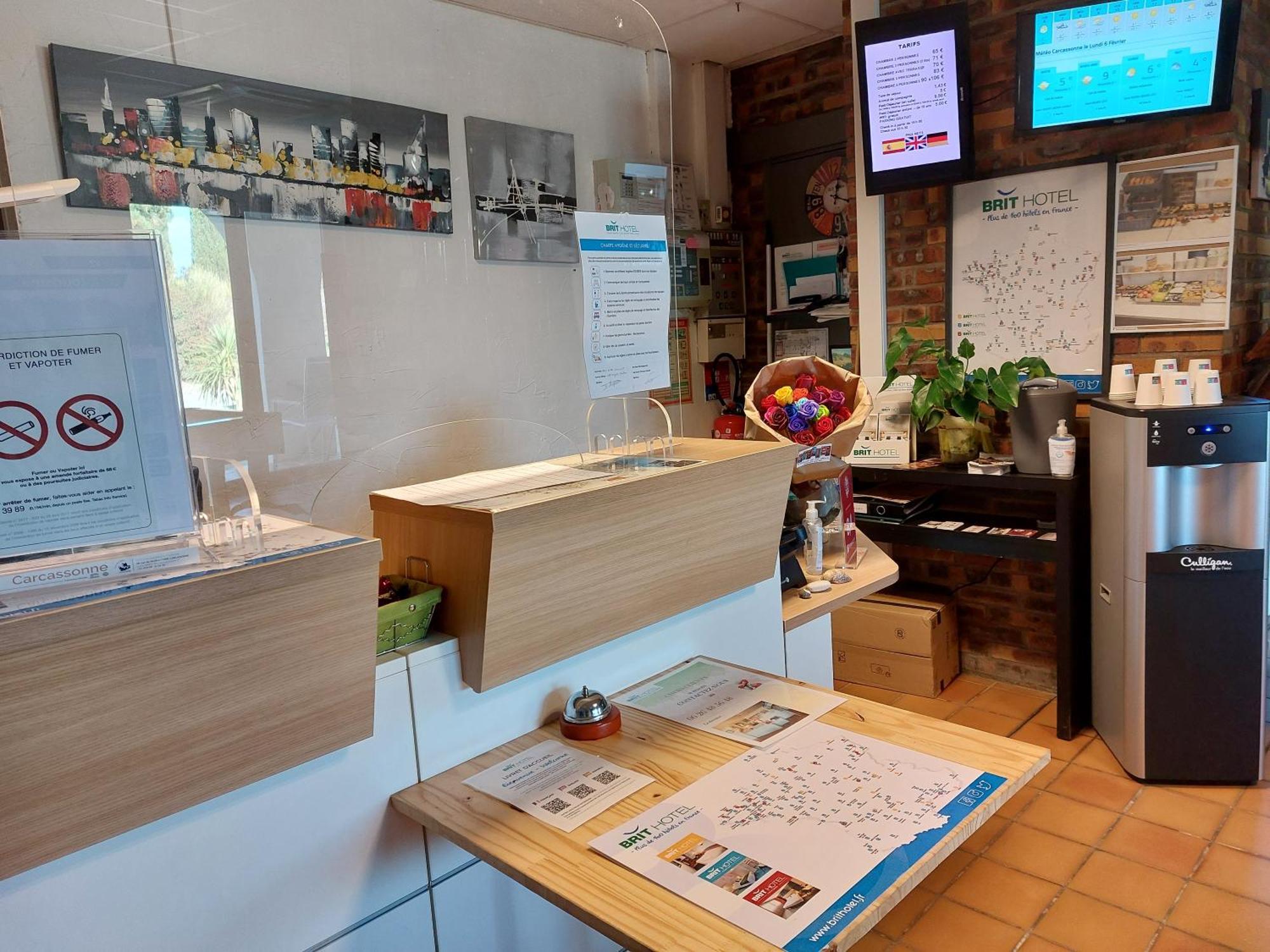 Brit Hotel Bosquet Carcassonne Cite Экстерьер фото